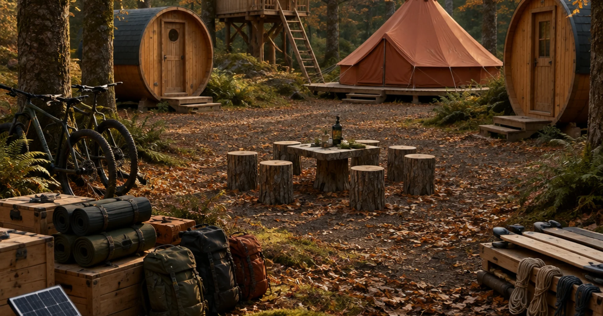 Séminaire d'automne en forêt : logistique nature, hébergement insolite et programme de cohésion